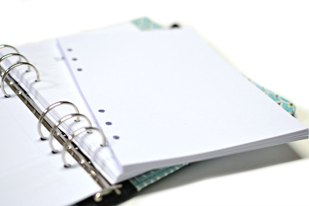 Papier blanc A5, l'indispensable papier de notes et brouillons – Shirley  Chiche planner