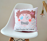 Coussin de colère pour enfant en coton - Shirley Chiche planner