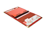 Organiseur A5 pour agenda 2024 2025 en liège Orange Sanguine - Shirley Chiche planner