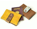 étui pour passeport artisanal en liège végan, personnalisation. Shirley chiche planner