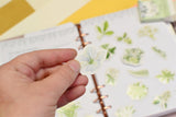 Paquet de 45 stickers "Le printemps au jardin" à coller - Shirley Chiche planner